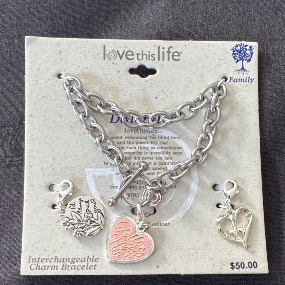 Silver Charm Bracelet
